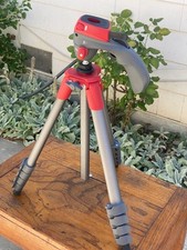 Tripé de alumínio Manfrotto ação compacta com cabeça híbrida modelo MKCOMPACTACN-RD comprar usado  Enviando para Brazil