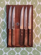 Vintage teak steak for sale  KING'S LYNN