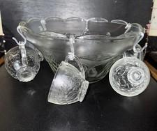 Vintage glass punch for sale  STOKE-ON-TRENT