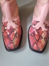 pink cowboy boots for sale  SOUTHSEA