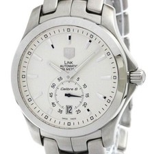 Relógio masculino automático polido TAG HEUER Link calibre 6 aço WJF211B BF573272 comprar usado  Enviando para Brazil