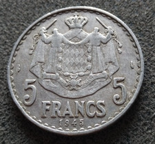 Monaco francs 1945 d'occasion  Tullins