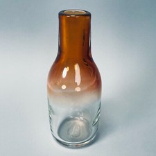 Vaso de vidro vintage MCM 1977 Tom & Pia arte âmbar soprado à mão moderno meados do século, usado comprar usado  Enviando para Brazil