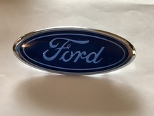 Placa de identificação Ford OEM azul e cromado 41/2" emblema logotipo placa insígnia frete grátis comprar usado  Enviando para Brazil