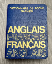 French English Dictionary Small-Mini Book 1955 Garnier Pocket Size comprar usado  Enviando para Brazil