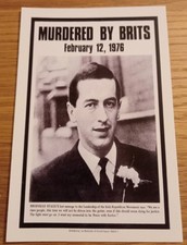 CARTÃO POSTAL REPUBLICANO IRLANDÊS GREVISTA DE FOME FRANK STAGG ASSASSINADO POR BRITÂNICOS 1976 comprar usado  Enviando para Brazil