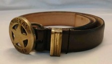 Ceinture cuir boucle d'occasion  Aulnay-sous-Bois