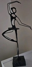 Brutalist bronze ballerina for sale  RUGBY