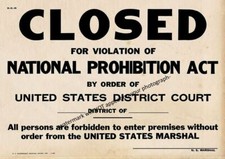 8x10 prohibition repeal for sale  Granite City