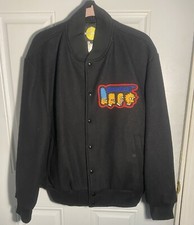 JAQUETA BOMBARDEIRO DE LÃ RARA THE SIMPSONS EL BARTO VINTAGE TAMANHO GRANDE comprar usado  Enviando para Brazil