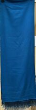 Cashmere scarf blue for sale  NORTHAMPTON