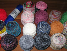 Wollpaket bunte marken gebraucht kaufen  Deutschland