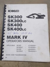Kobelco sk300 sk300lc for sale  Womelsdorf