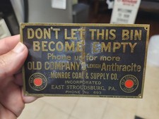 Brass anthracite old for sale  Long Branch