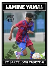 YAMAL. FC BARCELONA, CADETE A 2021. ROOKIE. COLECTION CARD. NO PANINI/ NO TOPPS. comprar usado  Enviando para Brazil