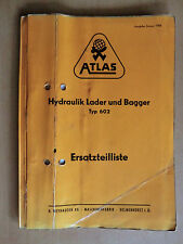 Ersatzteilliste atlas lader gebraucht kaufen  Könnern