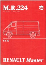 RENAULT MASTER Mk1 VAN 1980- ORIG. MANUAL DE REPARO MECÂNICO E ELÉTRICO DE FÁBRICA comprar usado  Enviando para Brazil