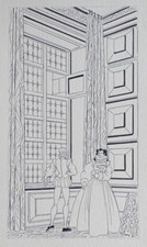 Dessin original Encre GRADASSI 1950 Illustration Balzac Comédie Humaine Médicis comprar usado  Enviando para Brazil
