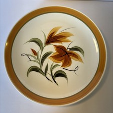 Prato de servir vintage MCM Earth Stone Nasco Palos Verdes Flower Canyon 12" Japão, usado comprar usado  Enviando para Brazil
