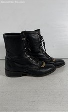 blackleather boots for sale  South San Francisco