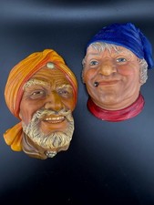 Chalkware heads man for sale  Joint Base Mdl