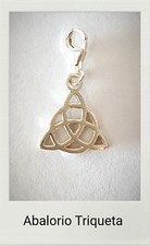 ABALORIO TRIQUETA CELTA PLATA DE LEY CELTA SILVER TRIQUETA BEAD COLGANTE PLATA comprar usado  Enviando para Brazil