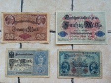 Lot billets banque d'occasion  Le Coudray-Montceaux