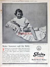 Suplemento alimentar infantil GLAXO (Builds Bonnie Babies) anúncio: impressão antiga de 1921 comprar usado  Enviando para Brazil