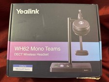 *Leia* Fone de Ouvido Sem Fio YEALINK WH62 DECT Mono Teams NOVO (Caixa Danificada) comprar usado  Enviando para Brazil
