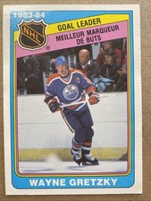 1984-85 O-Pee-Chee Wayne Gretzky #381 Goal Leader OPC comprar usado  Enviando para Brazil