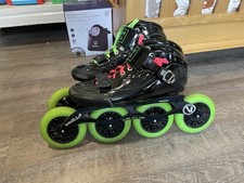 Patins em linha Vanilla VNLA Speed preto verde 13,2 pol 4x118 195mm série 7000 comprar usado  Enviando para Brazil
