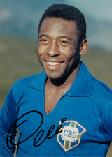 Foto autografada impressa PELE assinada BRASIL 7x5 *ÓTIMO PRESENTE* comprar usado  Enviando para Brazil