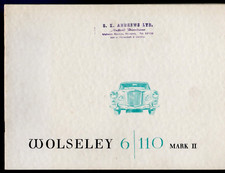 Wolseley 110 mkii for sale Wolseley 110 mkii for sale  UK