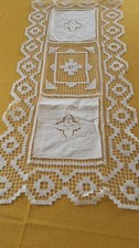 Kleine spitzentischdecke weiß gebraucht kaufen  Bassum
