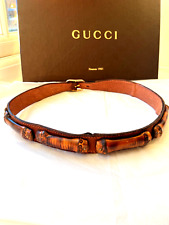 Gucci leather bamboo for sale  CHESTER