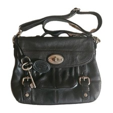 Fossil black leather for sale  Rochester