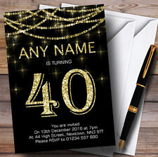 Black gold sparkly for sale  UK