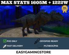 🔥ARK Survival Ascended PvE | PC/XBOX/PS5 | Top Stats Carcharo Black 1605M Max comprar usado  Enviando para Brazil