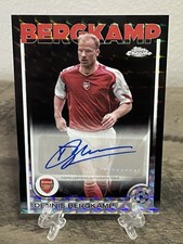 Refrator geométrico preto 2024-25 Topps Chrome Dennis Bergkamp # /10 Arsenal SP comprar usado  Enviando para Brazil