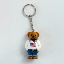 Polo Ralph Lauren Suéter Branco Bandeira dos EUA Polo Urso Chaveiro Novidade comprar usado  Enviando para Brazil