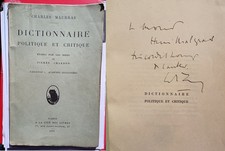 Charles maurras dictionnaire d'occasion  Grenoble-
