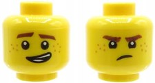 Lego głowa / główka figurki dwustronna 3626cpb1892 na sprzedaż  PL