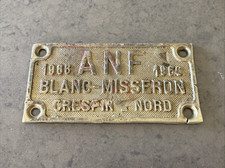 Plaque machine anf d'occasion  Montfort-en-Chalosse