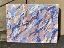 Pintura a óleo abstrata campo colorido Ted Knerr Nova York exposições listadas comprar usado  Enviando para Brazil