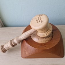 Wooden gavel block for sale  EDINBURGH