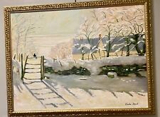 Quadro olio claude usato  Roma