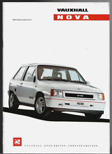 Vauxhall nova 1989 for sale Vauxhall nova 1989 for sale  UK