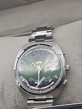 Relógio automático vintage Orient 21 joias VERDE calendário perpétuo plurianual comprar usado  Enviando para Brazil