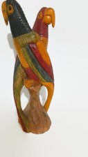 Two carved parrots for sale  Newberry