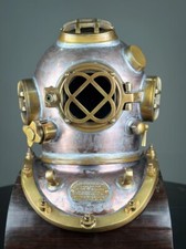 Casco de buceo 22 pulgadas pesado Boston casco de buceo buzos de mar segunda mano  Embacar hacia Mexico